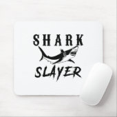 Shark Slayer Shark Fishing And Salt Water Anglers  Mousepad (Mit Mouse)
