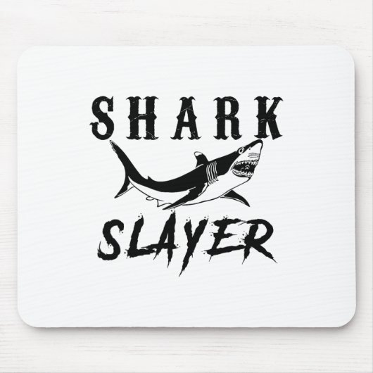 Shark Slayer Shark Fishing And Salt Water Anglers  Mousepad (Vorne)