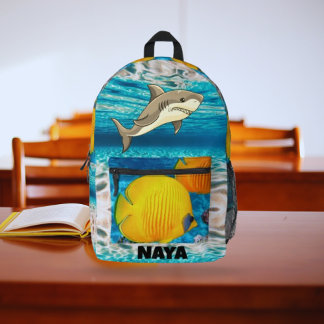 Shark Splash Explorer Bedruckter Rucksack