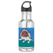 Shark Spritzer Fun Edelstahlflasche (Vorderseite)
