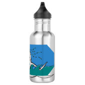 Shark Spritzer Fun Edelstahlflasche (Rechts)