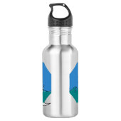 Shark Spritzer Fun Edelstahlflasche (Rückseite)