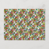 Shark Stereogram Hidden 3D Magic Eye - No Envelope Postkarte (Vorderseite)