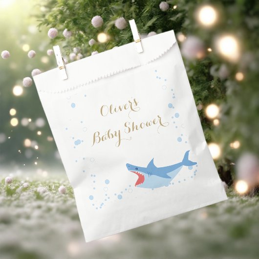 Shark Summer Boy Baby Dusche Geschenktütchen