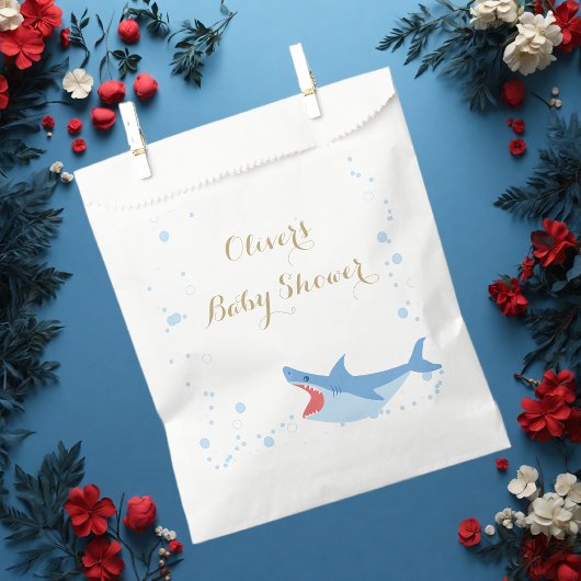 Shark Summer Boy Baby Dusche Geschenktütchen