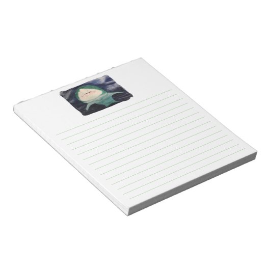 Shark Swimming, Lined Notepads Notizblock (angewinkelt)