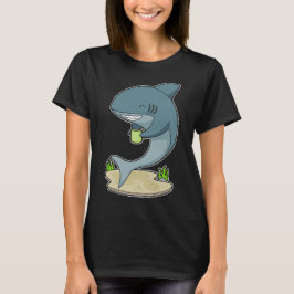 Shark-Tasse-Kaffee T-Shirt