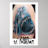 Shark Tattoo Poster (Vorne)