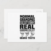 Shark Teeth Collector Gifts | Shark Tooth Hobby Postkarte (Vorne/Hinten)