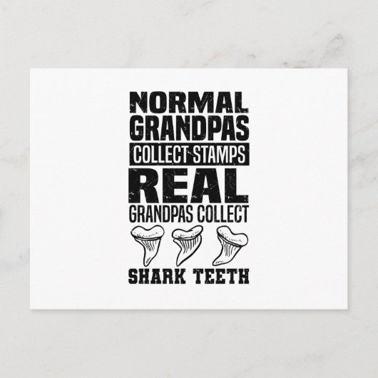Shark Teeth Collector Gifts | Shark Tooth Hobby Postkarte (Vorderseite)