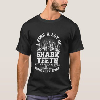 Shark Teeth Hunter Meine Ehefrau ist meine beste D T-Shirt