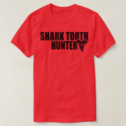 Shark Teeth Hunter Shark Paleontology Tooth Huntin T-Shirt (Design vorne)