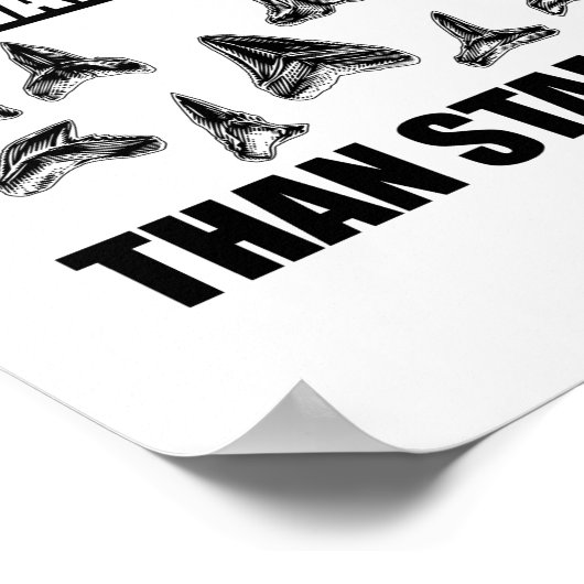 Shark Teeth Poster (Ecke)