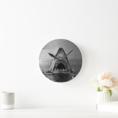 Shark Teeth Runde Wanduhr (Zuhause)