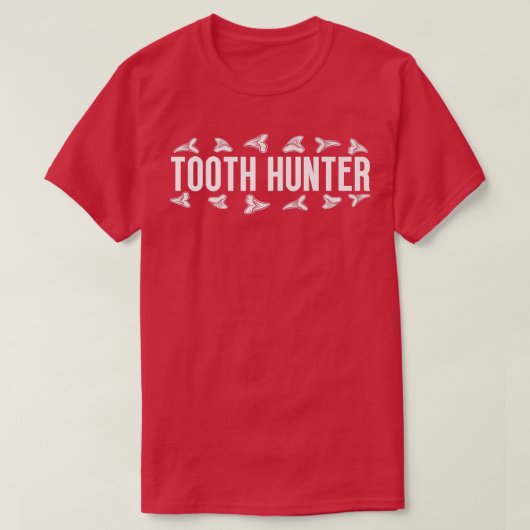 Shark Teeth Tooth Hunter Fossil Hunting T-Shirt (Design vorne)