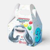 Shark Theme Kindergeburtstag Geschenkschachtel (Vorderseite)