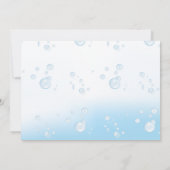 Shark Theme Kindergeburtstag Party Dankeskarte (Rückseite)