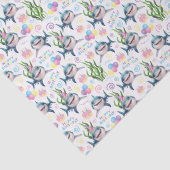 Shark Tissue Paper in White Seidenpapier (Detail)