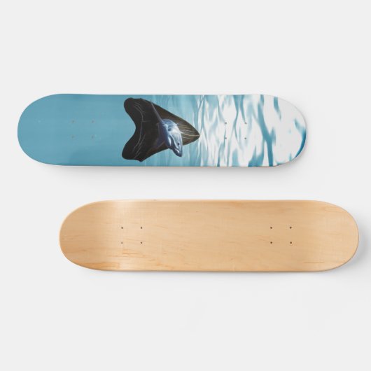 Shark Tooth Skateboard (Horizontal)