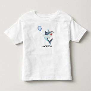 Shark Tshirt - bearbeitbare Nummer - Geburtstagsge