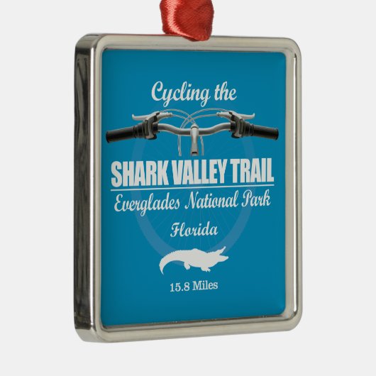 Shark Valley (H2) Ornament Aus Metall (Rechts)
