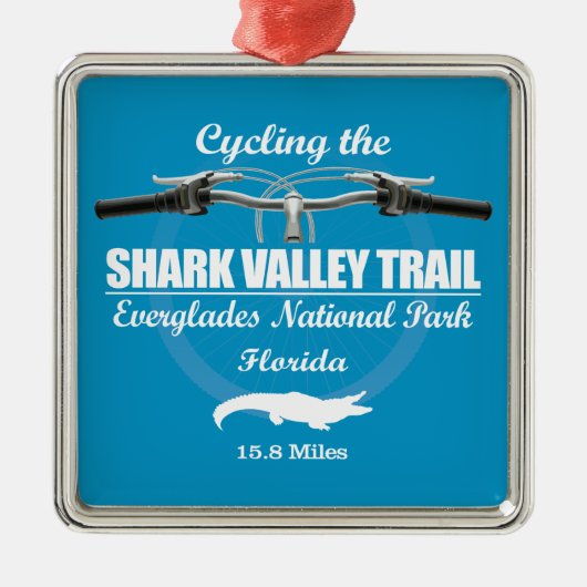 Shark Valley (H2) Ornament Aus Metall (Vorne)