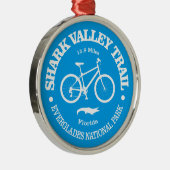 Shark Valley Trail (Radfahren) Ornament Aus Metall (Rechts)
