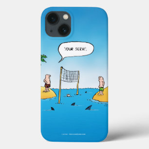 Shark Volleyball Funny Cartoon Case-Mate iPhone Hülle