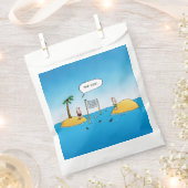 Shark Volleyball Funny Cartoon Geschenktütchen (Ausgeschnitten)