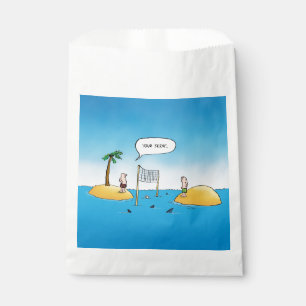 Shark Volleyball Funny Cartoon Geschenktütchen