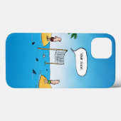 Shark Volleyball Funny Cartoon iPad Fall Case-Mate iPhone Hülle (Rückseite (Horizontal))
