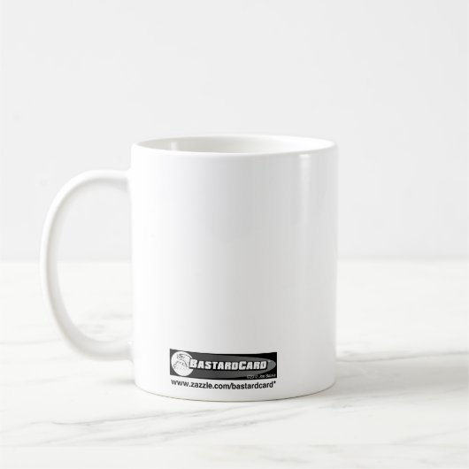 Shark Volleyball Funny Cartoon Kaffeetasse (Links)