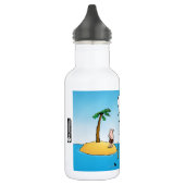 Shark Volleyball Funny Cartoon Trinkflasche (Links)