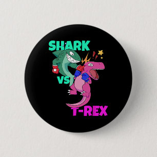 Shark Vs Dinosaur T Rex Boxhandschuhe für Kinder J Button