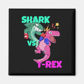 Shark Vs Dinosaur T Rex Boxhandschuhe für Kinder J Magnet (Vorne)