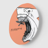 Shark Wall Clock Große Wanduhr (Winkel)