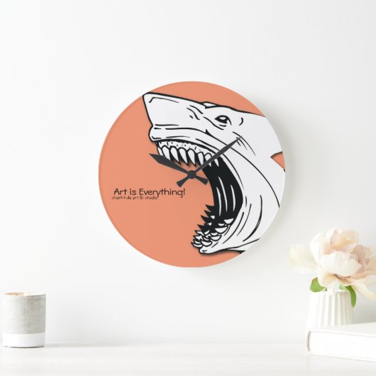 Shark Wall Clock Große Wanduhr (Zuhause)
