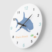 Shark Wall Clock Große Wanduhr (Winkel)
