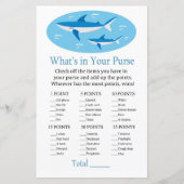 Shark Was ist in Ihrem Handtaschenspiel Babydusche (Vorderseite)