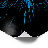 SHARK WASSER SPLASH OCEAN POSTER (Ecke)
