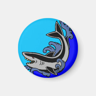 Shark Waves Magnet