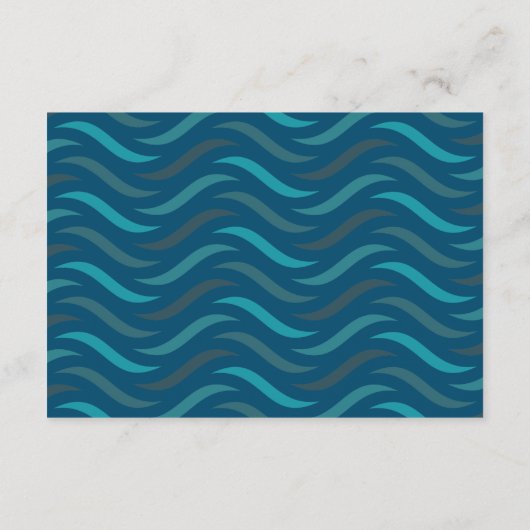 Shark Wedding RSVP Enclosure Card Begleitkarte (Rückseite)