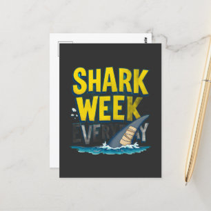 Shark Week Täglich Postkarte