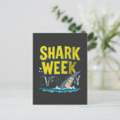 Shark Week Täglich Postkarte (Stehend Vorderseite)
