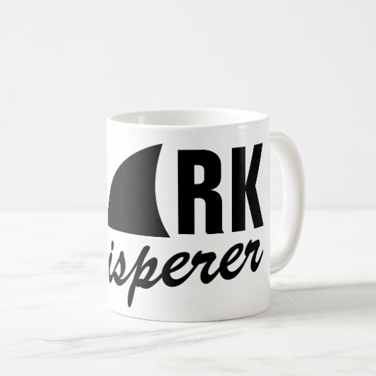 Shark Whisperer-Tasse für Taucher Kaffeetasse (VorderseiteRechts)