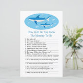 Shark Wie gut kennen Sie das Baby Duschspiel? (Stehend Vorderseite)