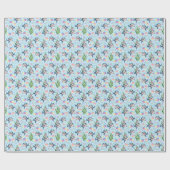 Shark Wrapping Paper in Blue Geschenkpapier (Flach)