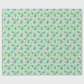 Shark Wrapping Paper in Green Geschenkpapier (Flach)