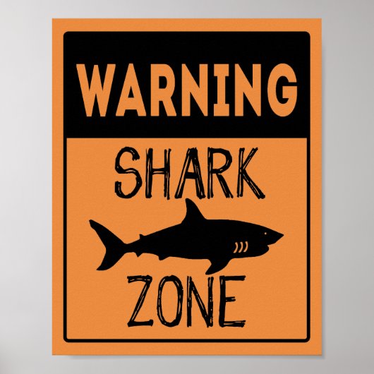 Shark Zone Poster (Vorne)