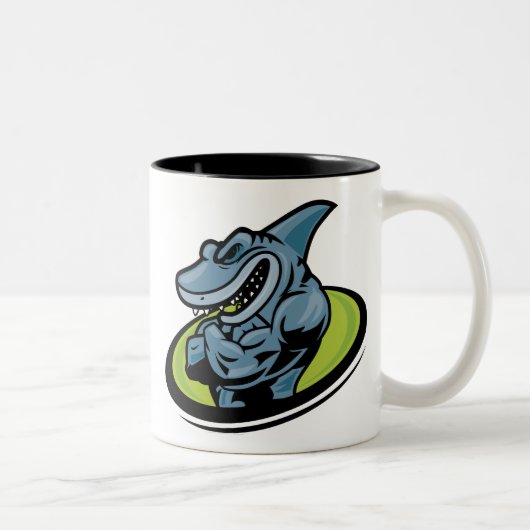 shark zweifarbige tasse (Rechts)